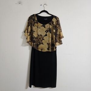 Connected Apparel Floral Sheath Dress